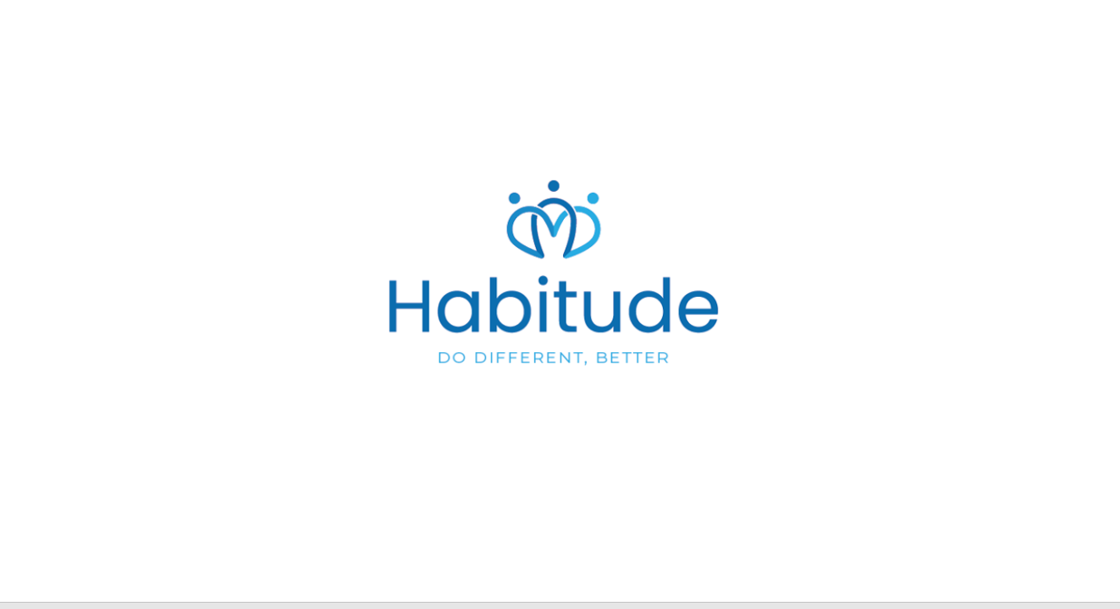 Habitude DDB on blank background
