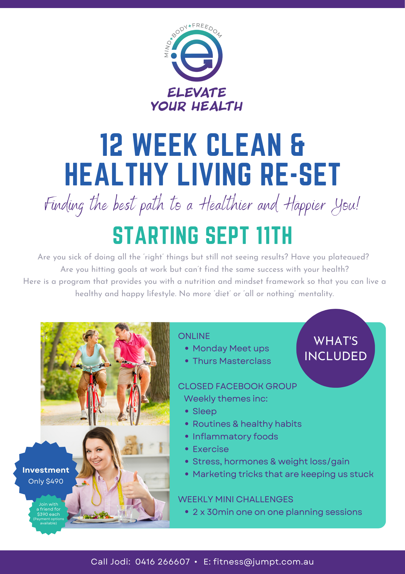 12 Week Healthy Living Re-set